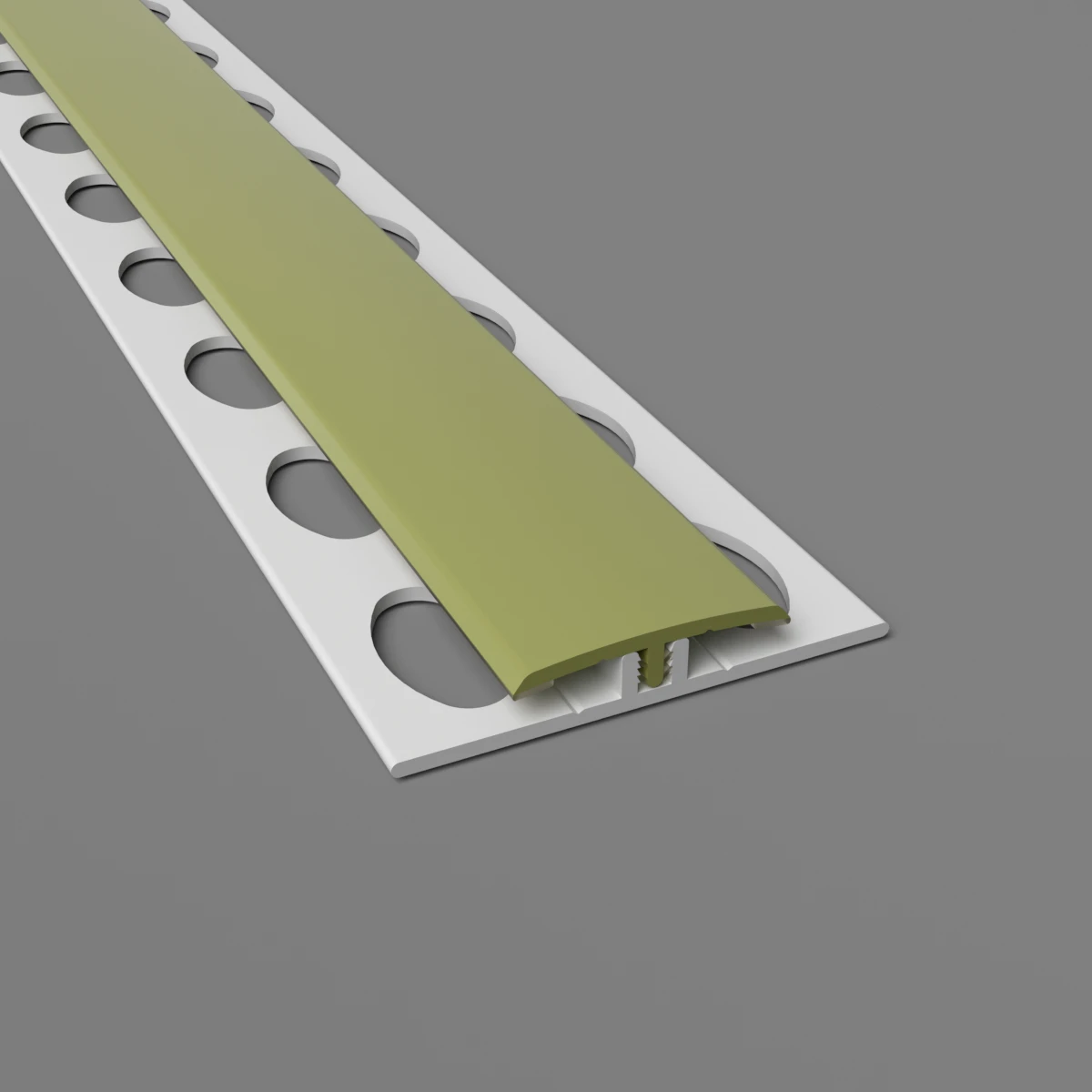 2-Part H Divider Cladding Trim Olive Green
