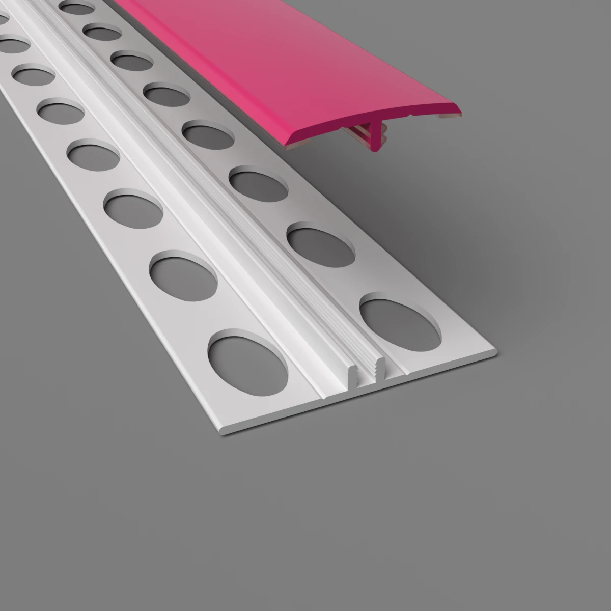 2-Part H Divider Cladding Trim Pink