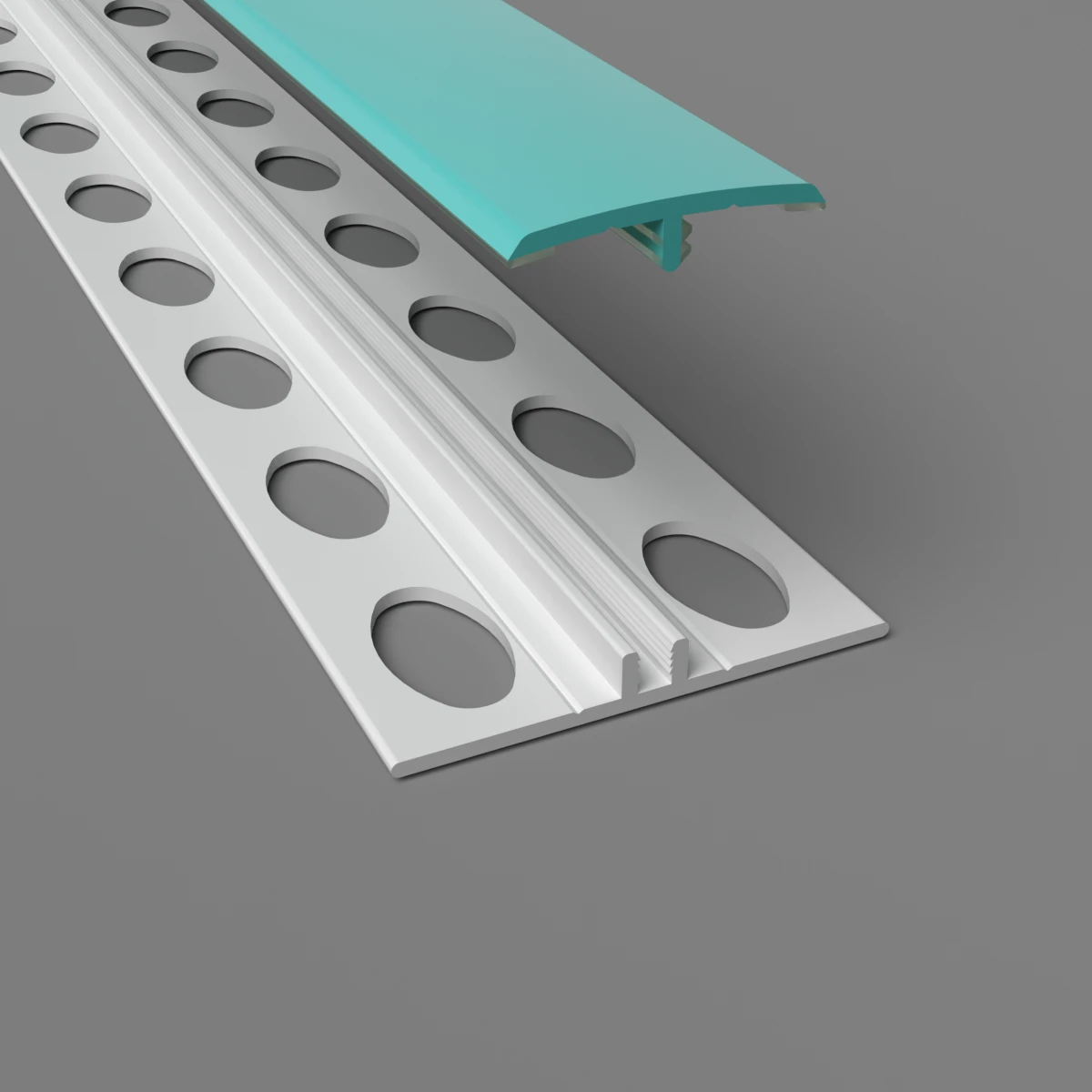 2-Part H Divider Cladding Trim Turquoise