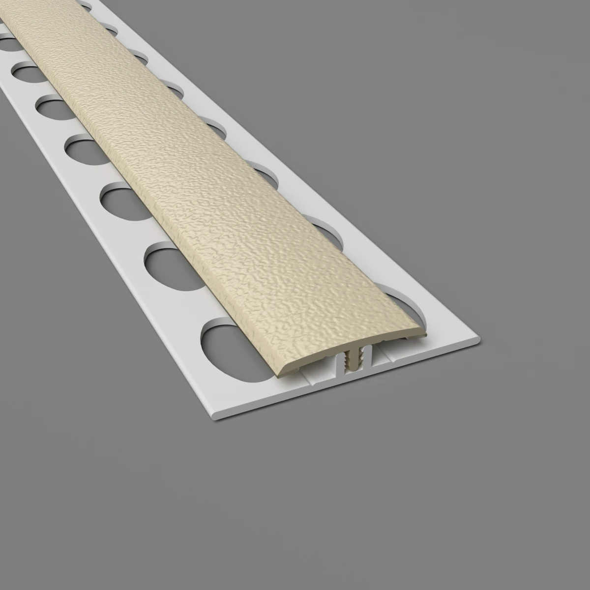 Wall Protection 2-Part H Divider Trim Ivory