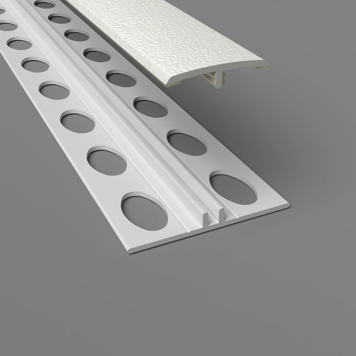 Wall Protection 2-Part H Divider Trim Pearl