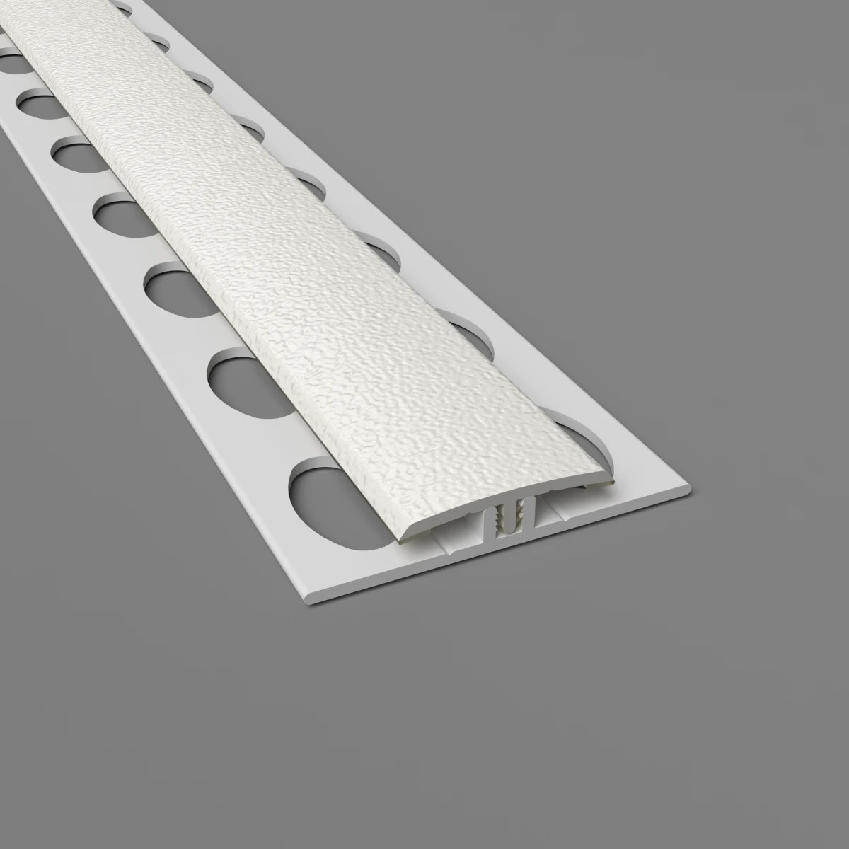 Wall Protection 2-Part H Divider Trim Pearl