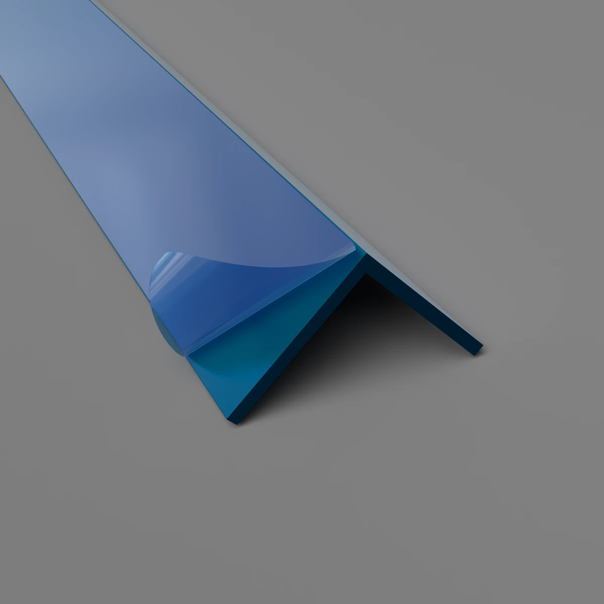 25mm (1") Angle Trim Blue