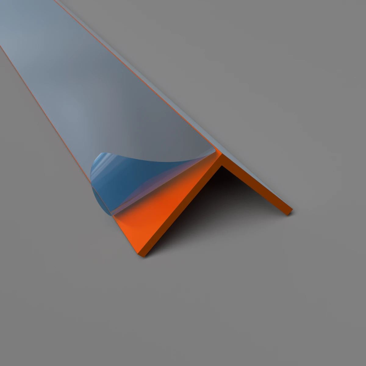 25mm (1") Angle Trim Orange