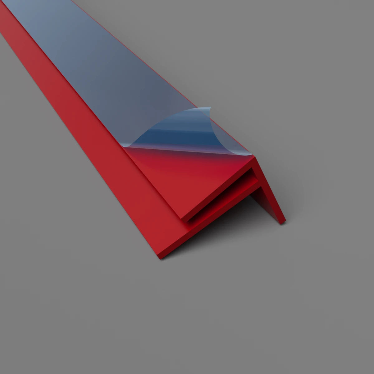 External Corner F Trim Red