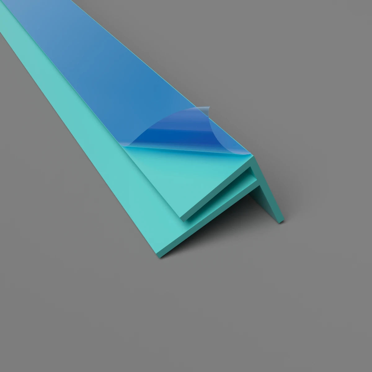 External Corner F Trim Turquoise