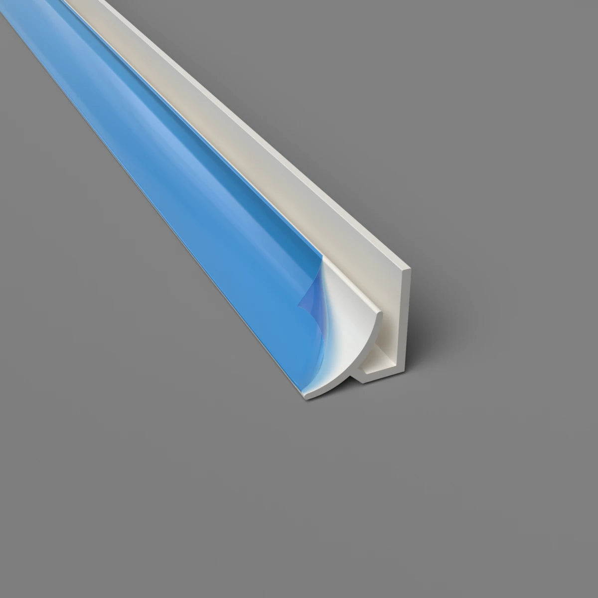 Internal Radius Corner Cladding Trim Linen