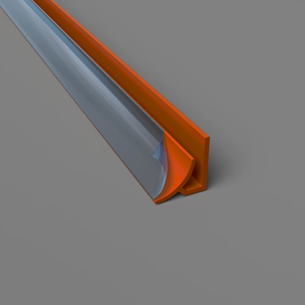 Internal Radius Corner Cladding Trim Orange