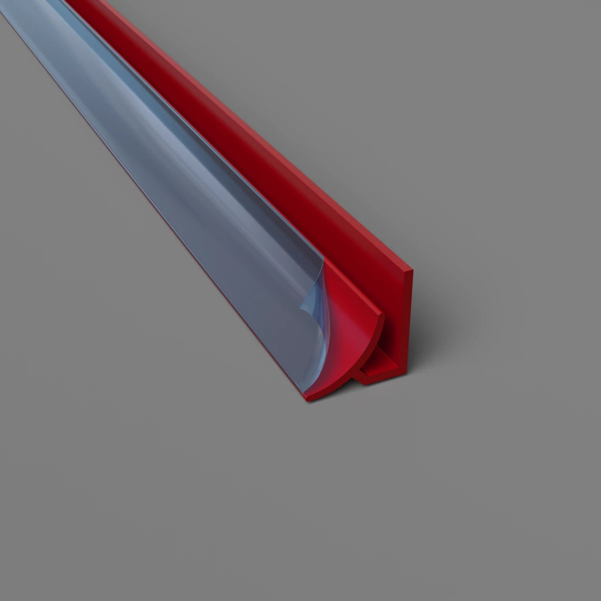 Internal Radius Corner Cladding Trim Red