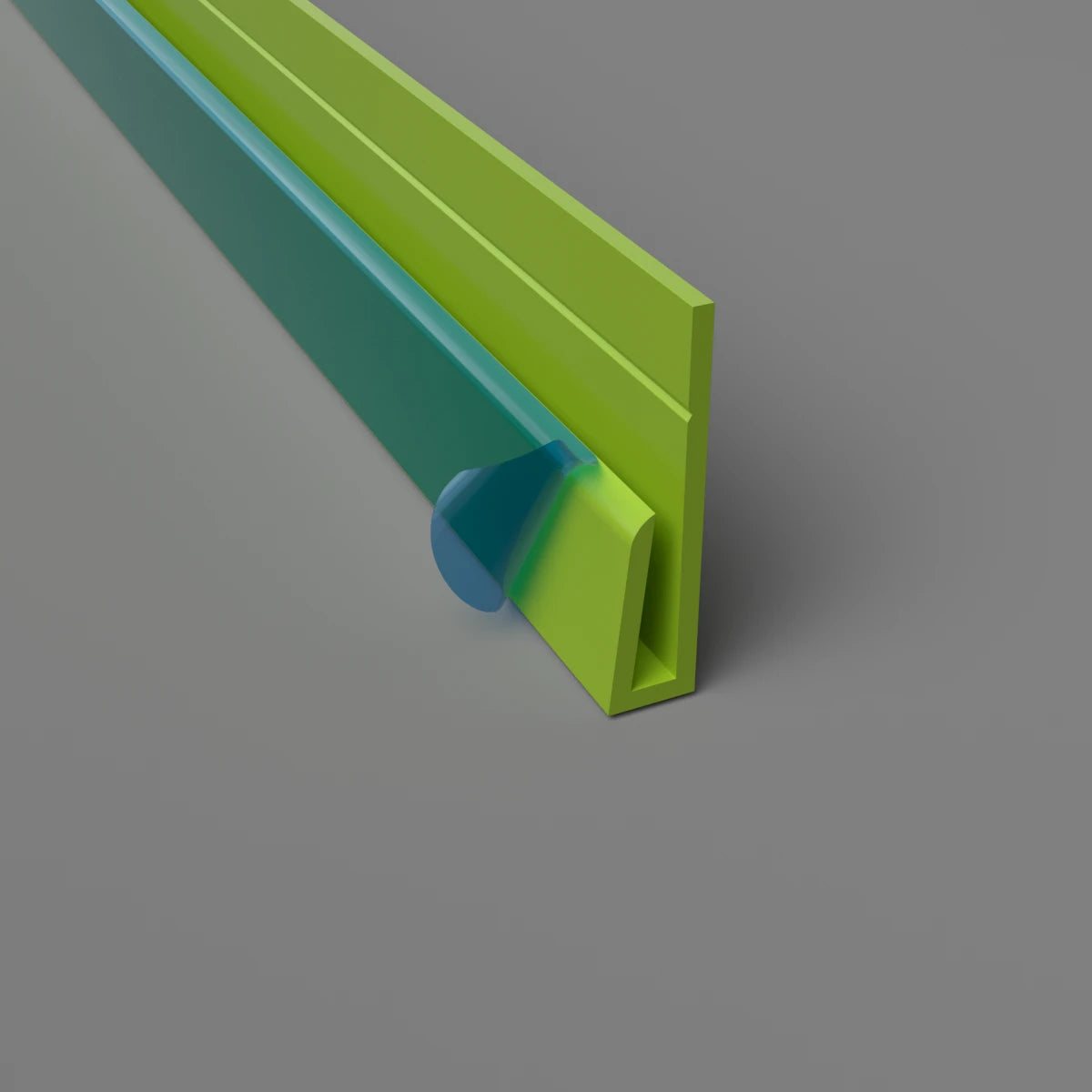 Cladding Edge Trim Apple Green