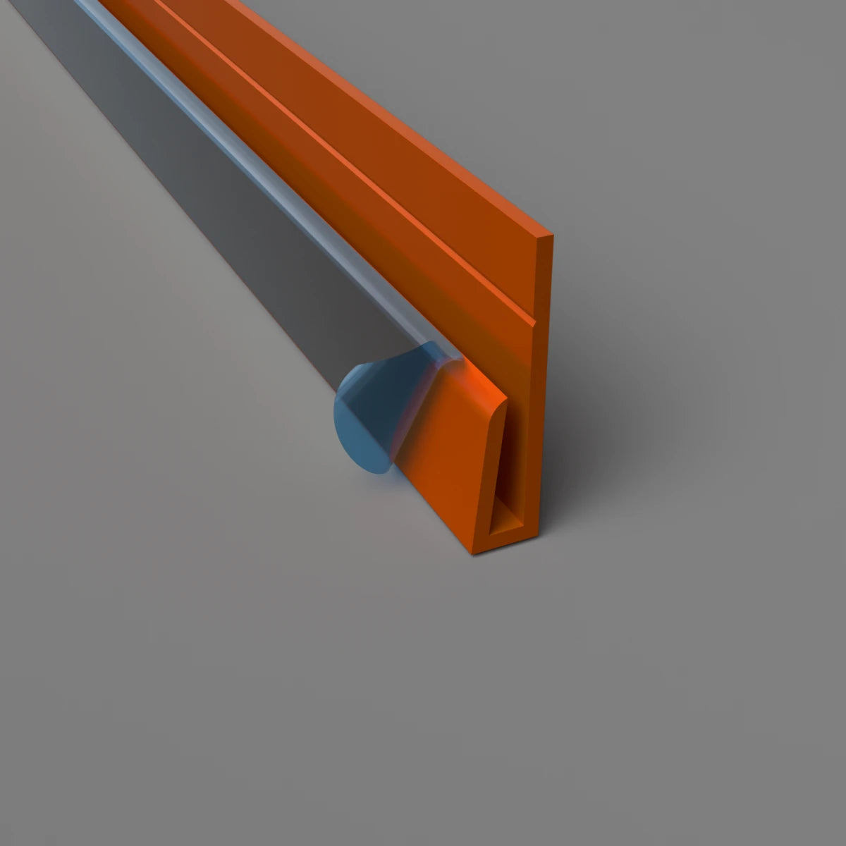Cladding Edge Trim Orange