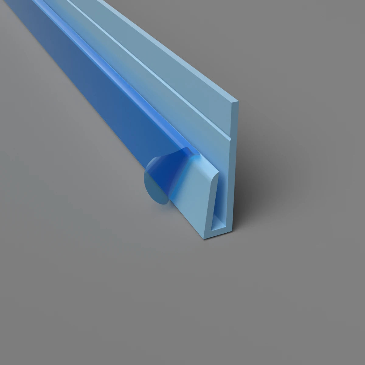 Cladding Edge Trim Pastel Blue