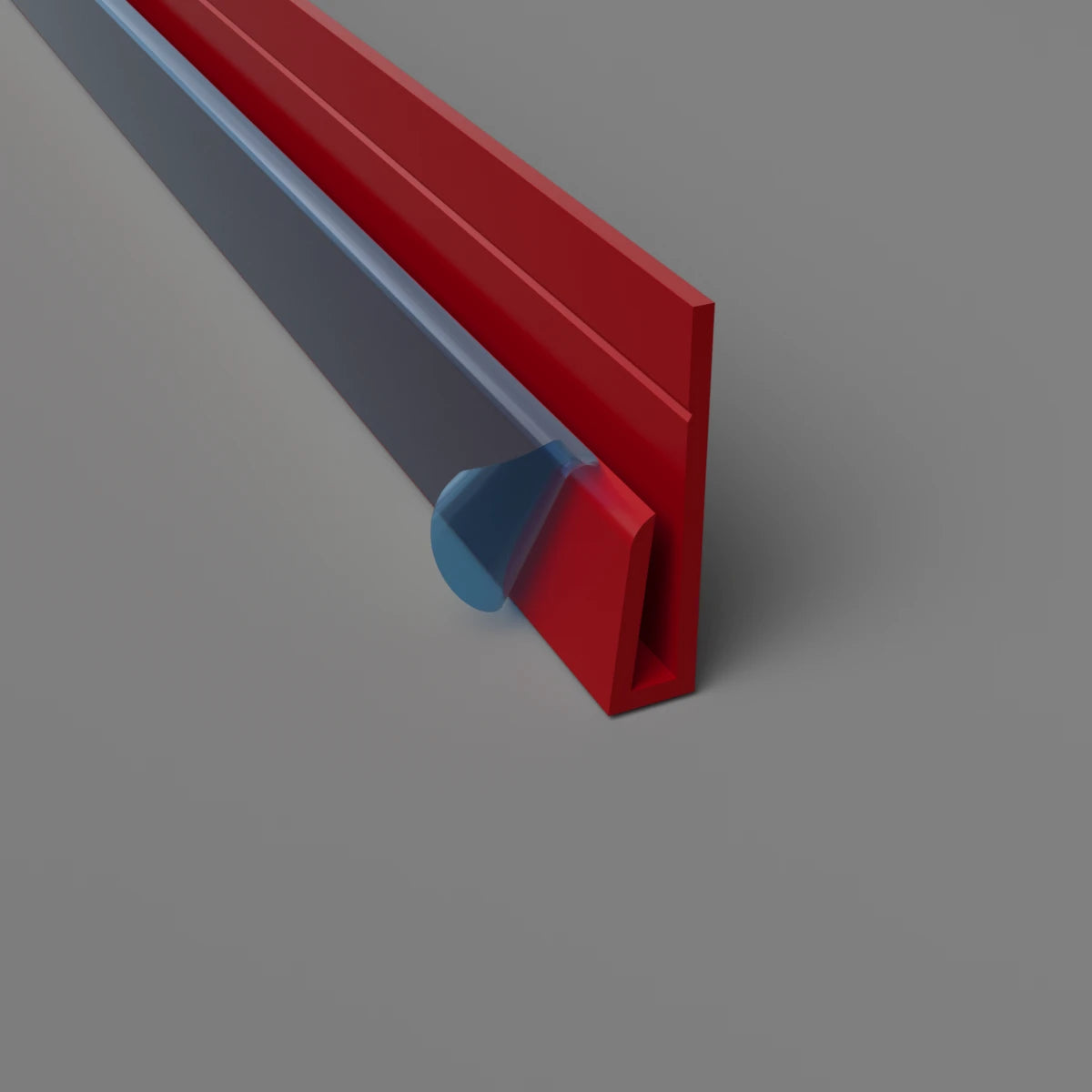 Cladding Edge Trim Red