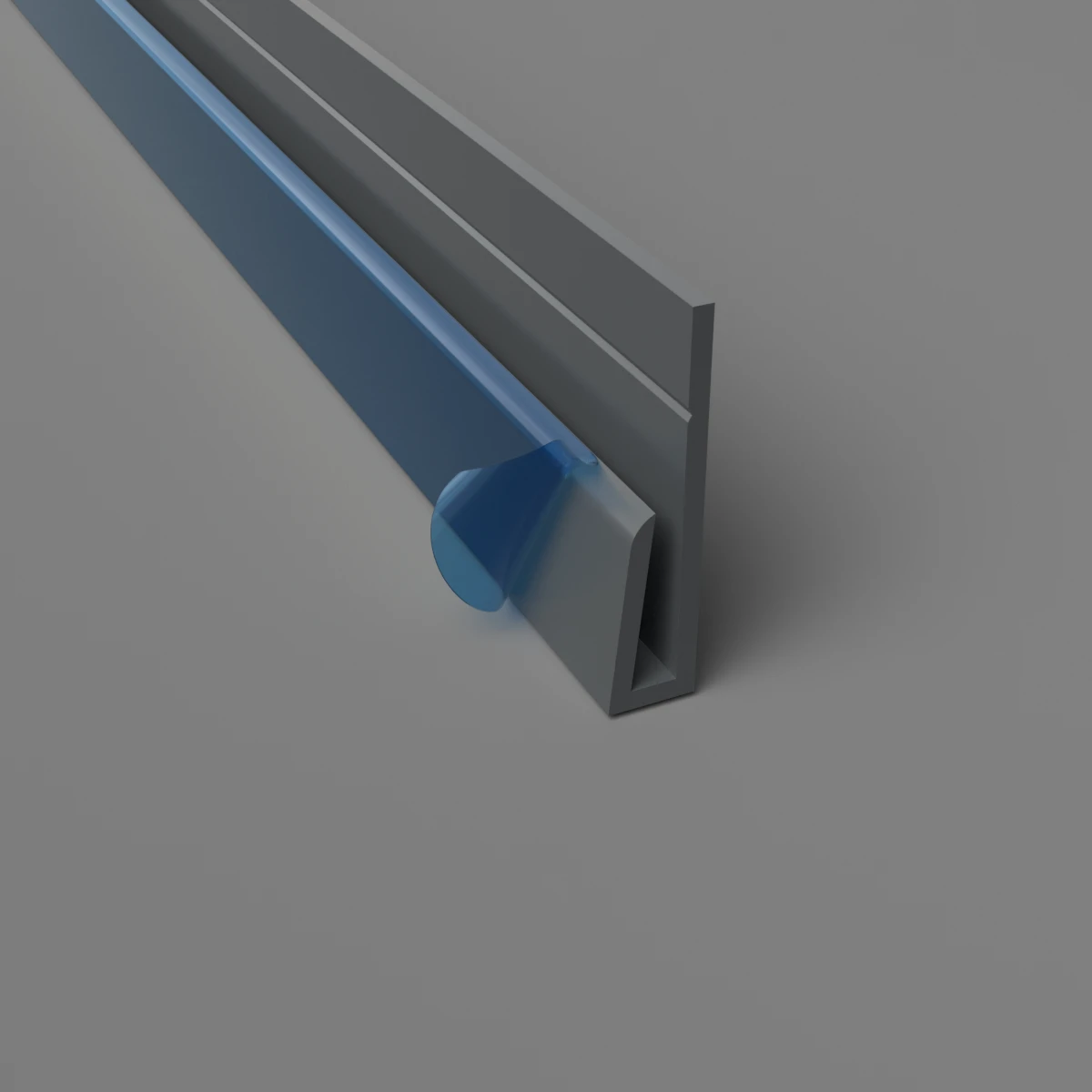 Cladding Edge Trim Titanium