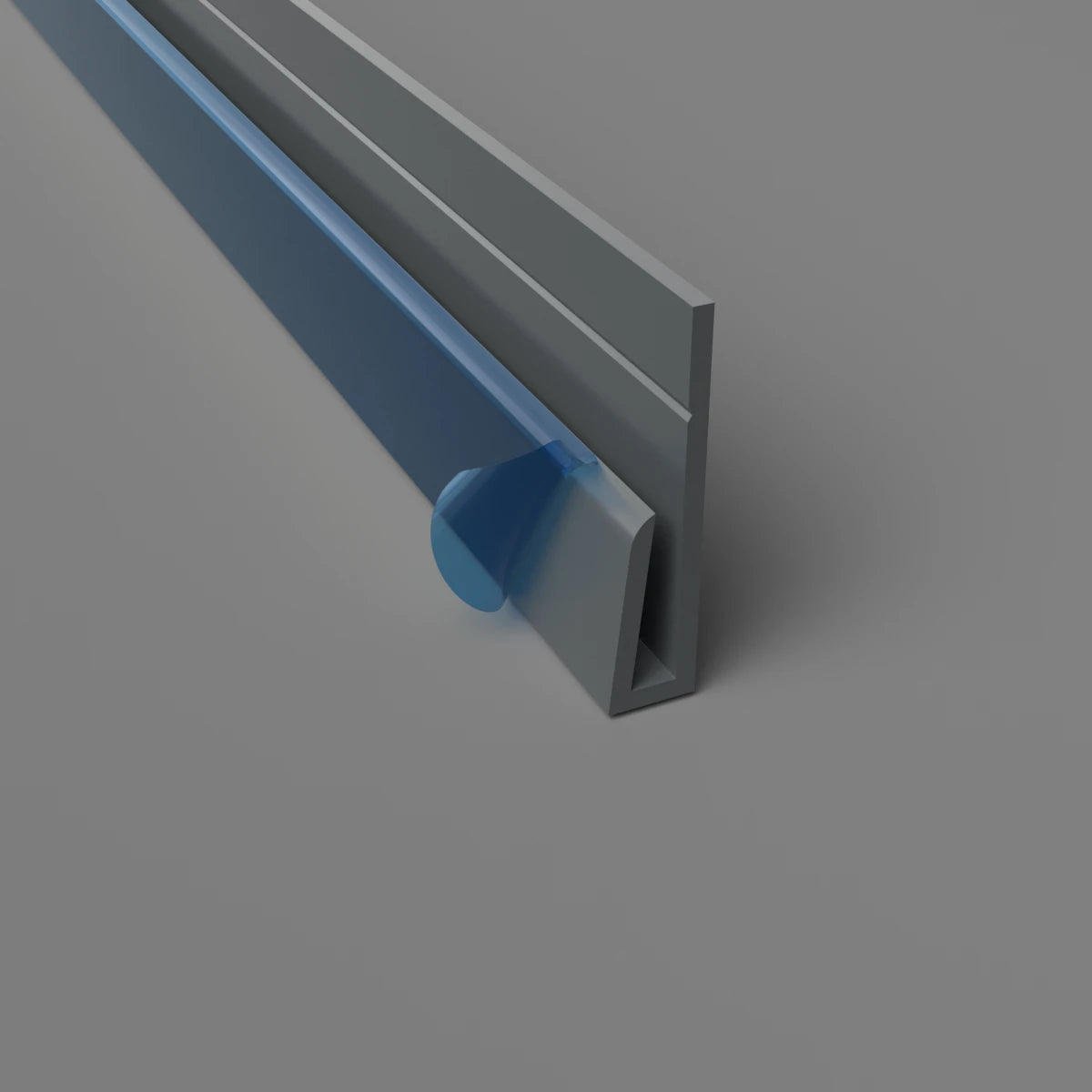 Wall Protection Edge Trim Battleship Grey