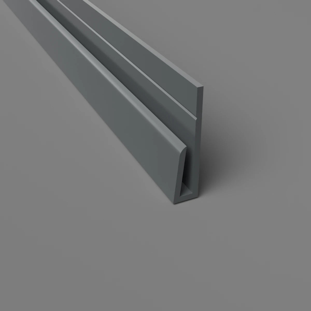 Wall Protection Edge Trim Battleship Grey