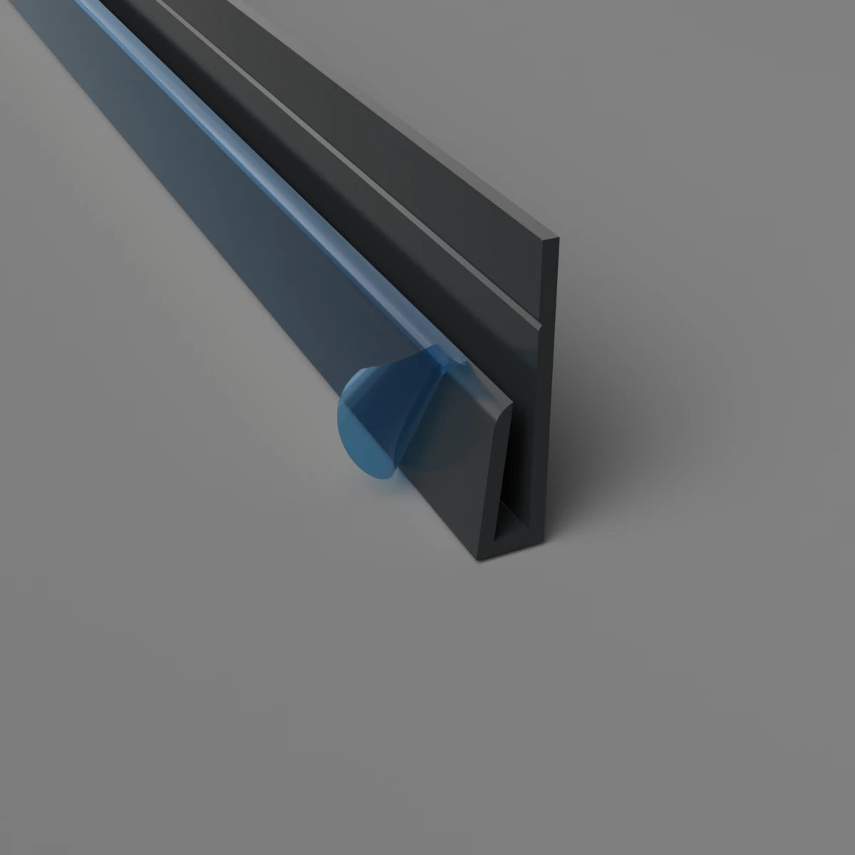 Wall Protection Edge Trim Charcoal Grey