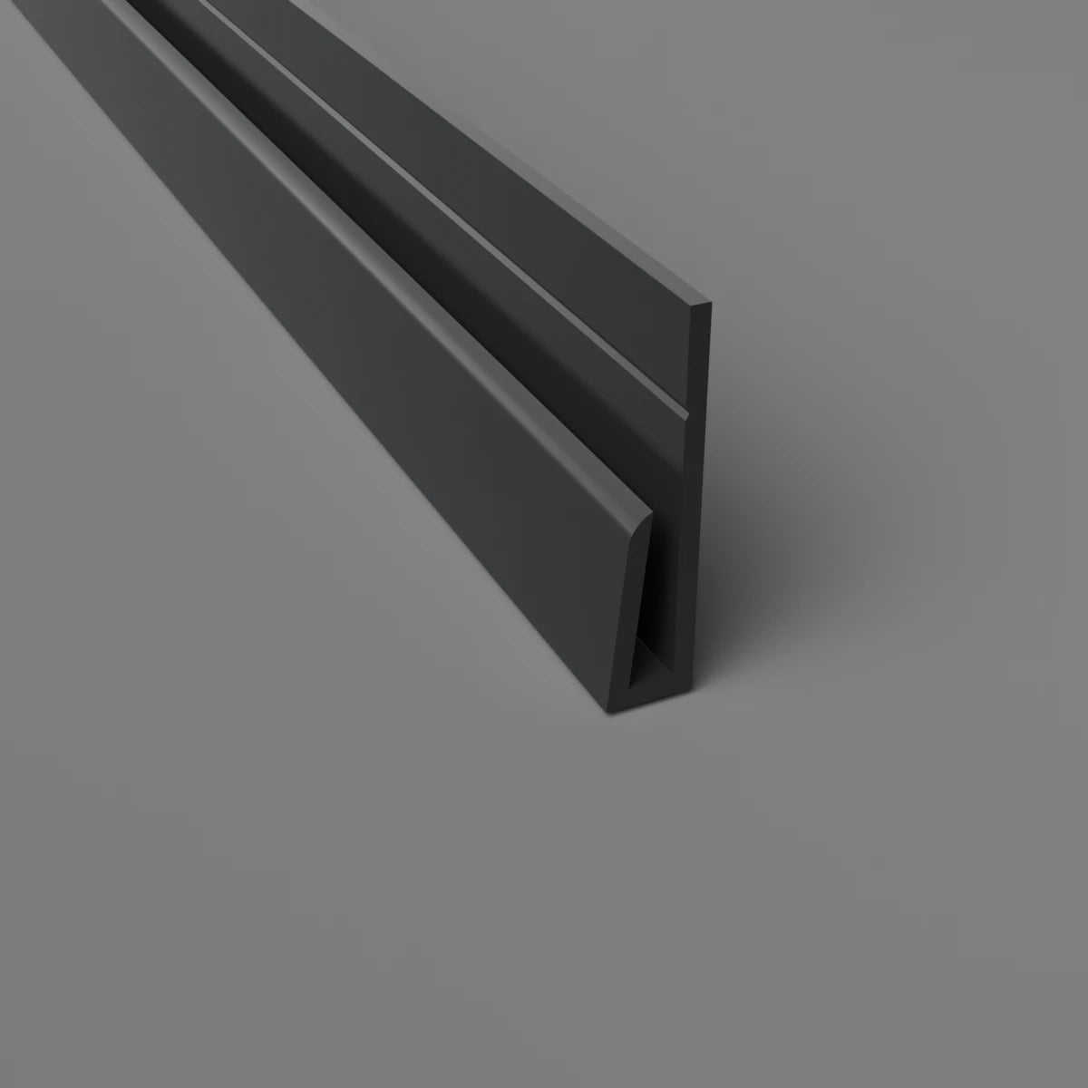 Wall Protection Edge Trim Charcoal Grey