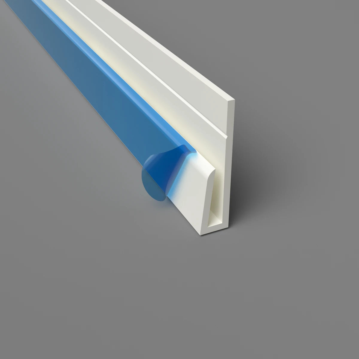 Wall Protection Edge Trim Pearl