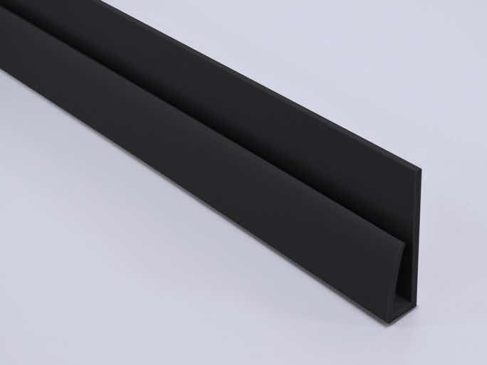 Wall Protection Edge Trim Black