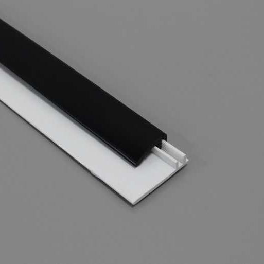 2-Part Cladding Edge Trim Black