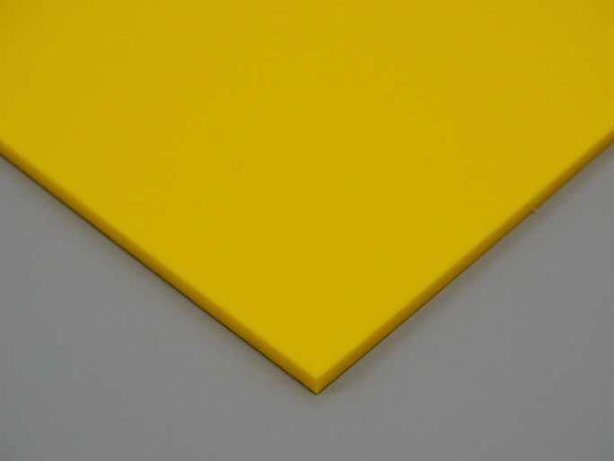 2.5mm Canary Yellow Hygienic Wall Cladding Sheet