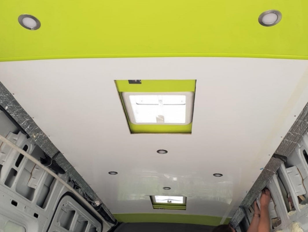 Stunning PVC Roof Lining for camper van