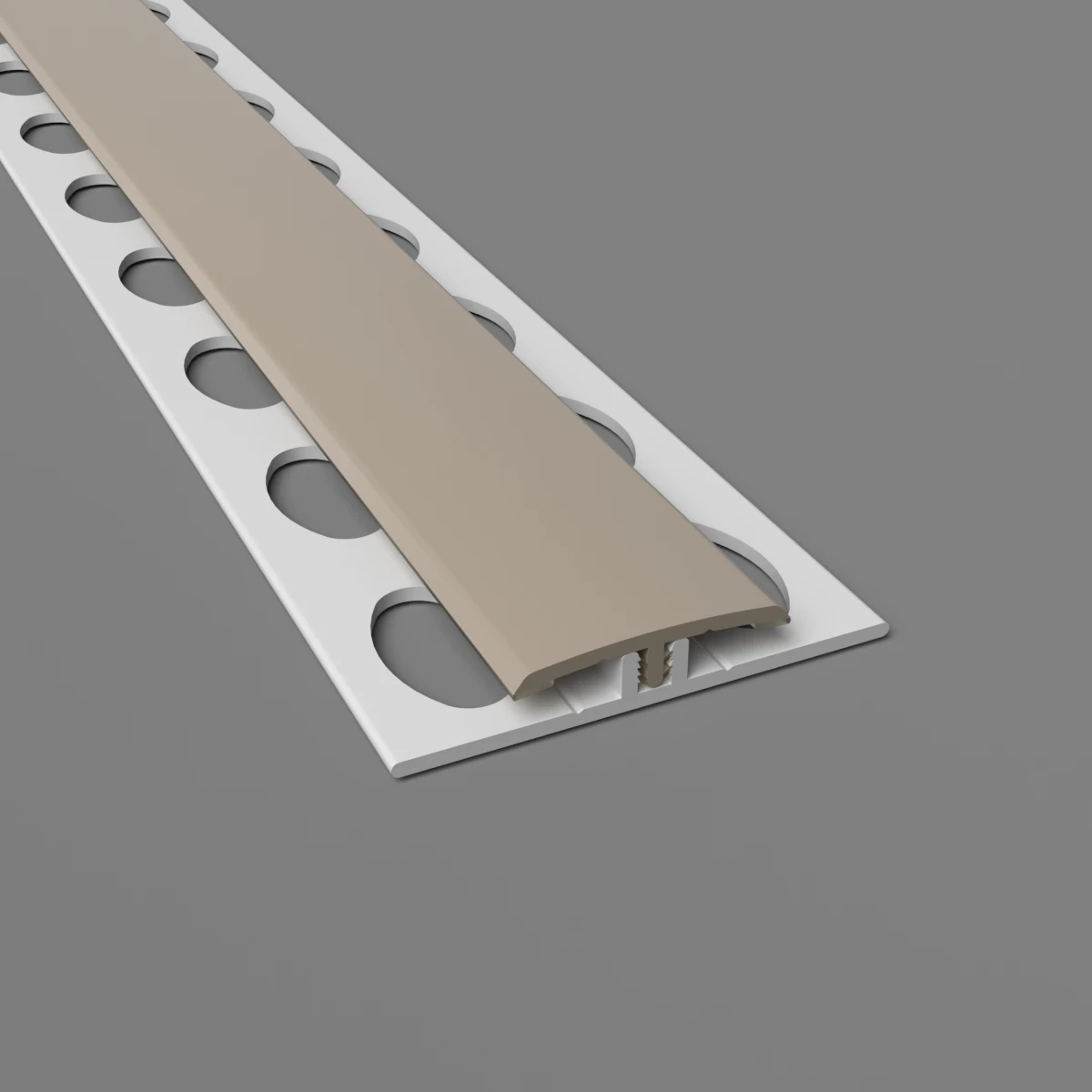 2-Part H Divider Cladding Trim Fawn