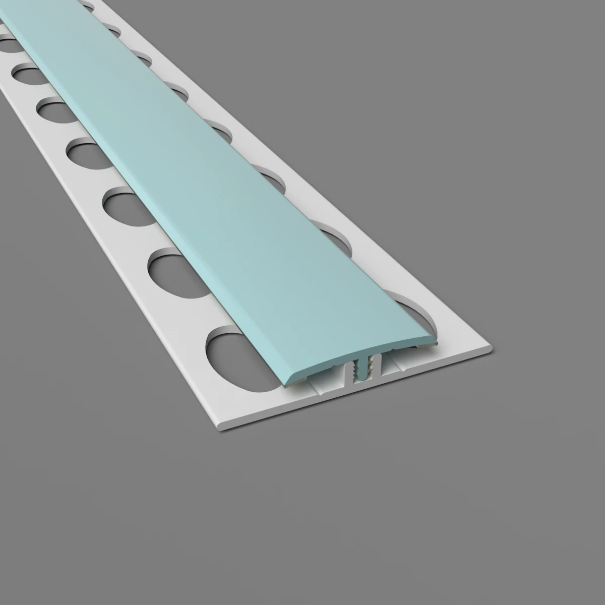 PVC 2-Part H Divider Bar Trim Mint | Cladding Warehouse