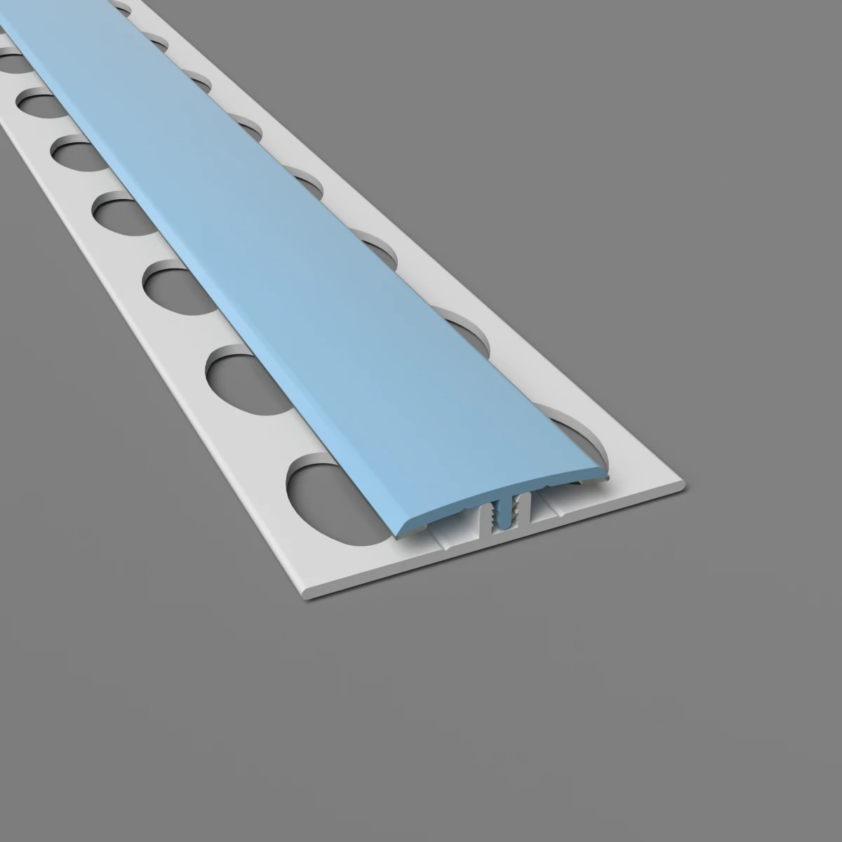 2-Part H Divider Cladding Trim Pastel Blue