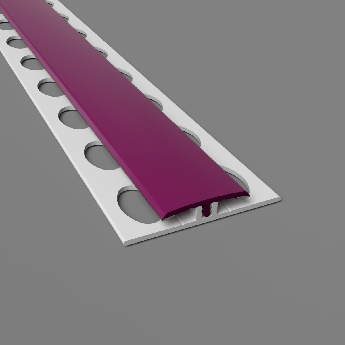 PVC 2-Part H Divider Bar Trim Purple | Cladding Warehouse