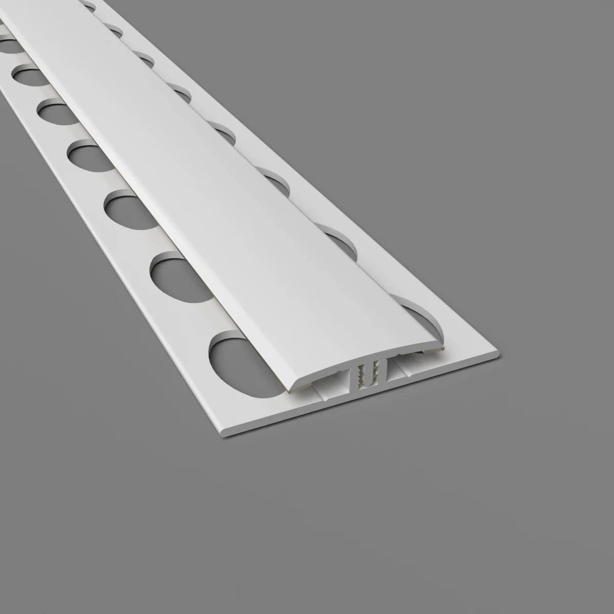 2-Part H Divider Cladding Trim White