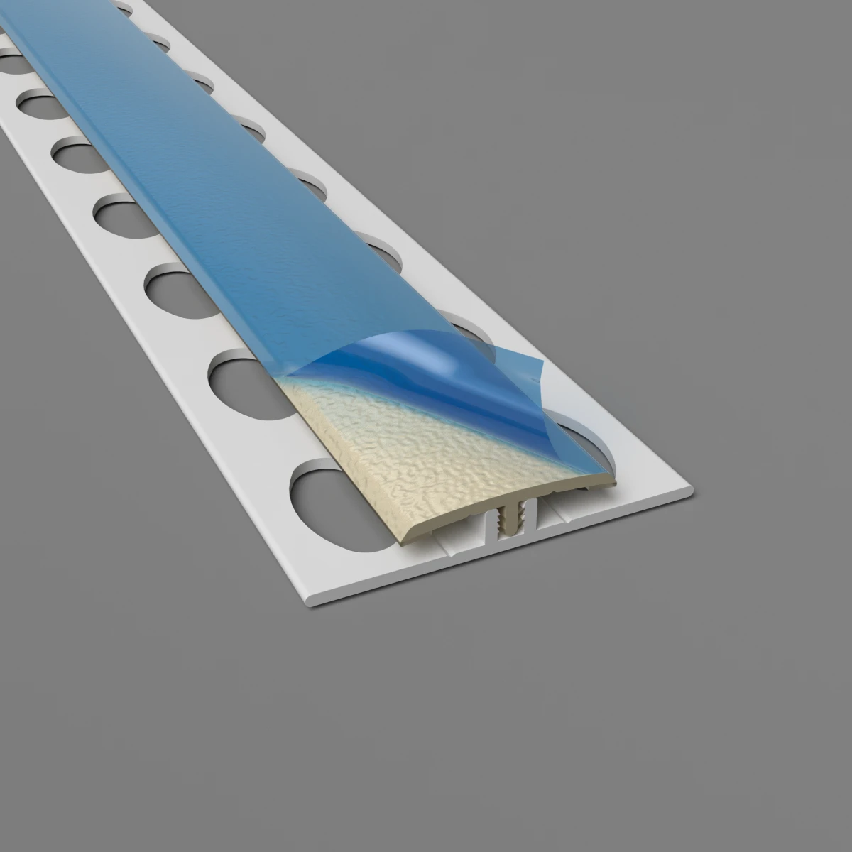 Wall Protection 2-Part H Divider Trim Ivory | Cladding Warehouse