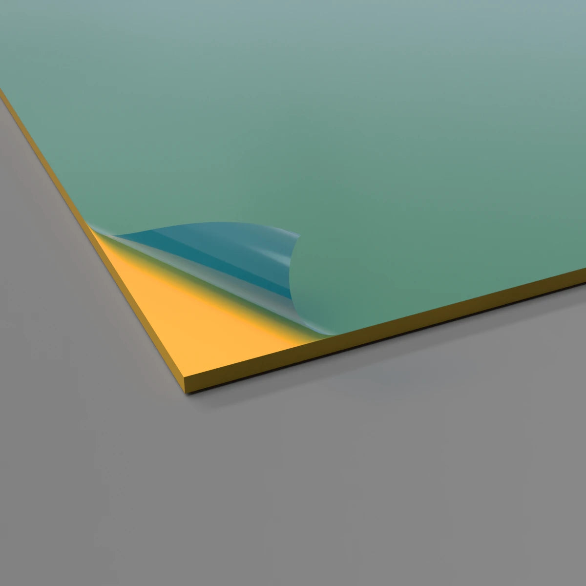 2.5mm Yellow Hygienic Wall Cladding Sheet