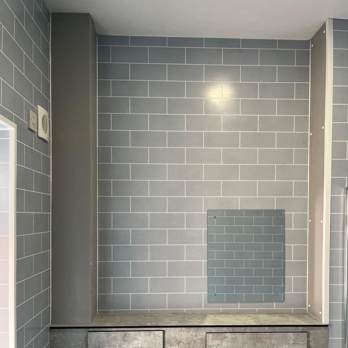 Metro Cladding 2.9mm Metro Tile Concrete Grey Decorative Cladding | Cladding Warehouse