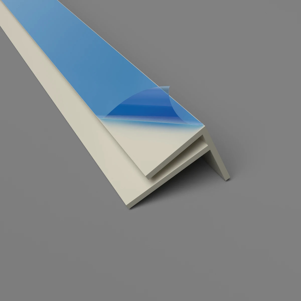 PVC External Corner F Trim Ivory | Cladding Warehouse