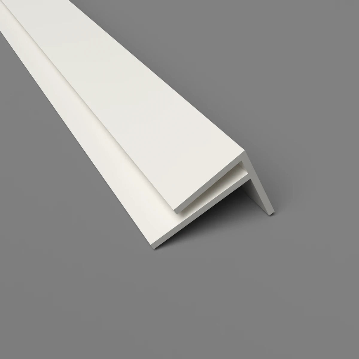 PVC External Corner F Trim Linen | Cladding Warehouse