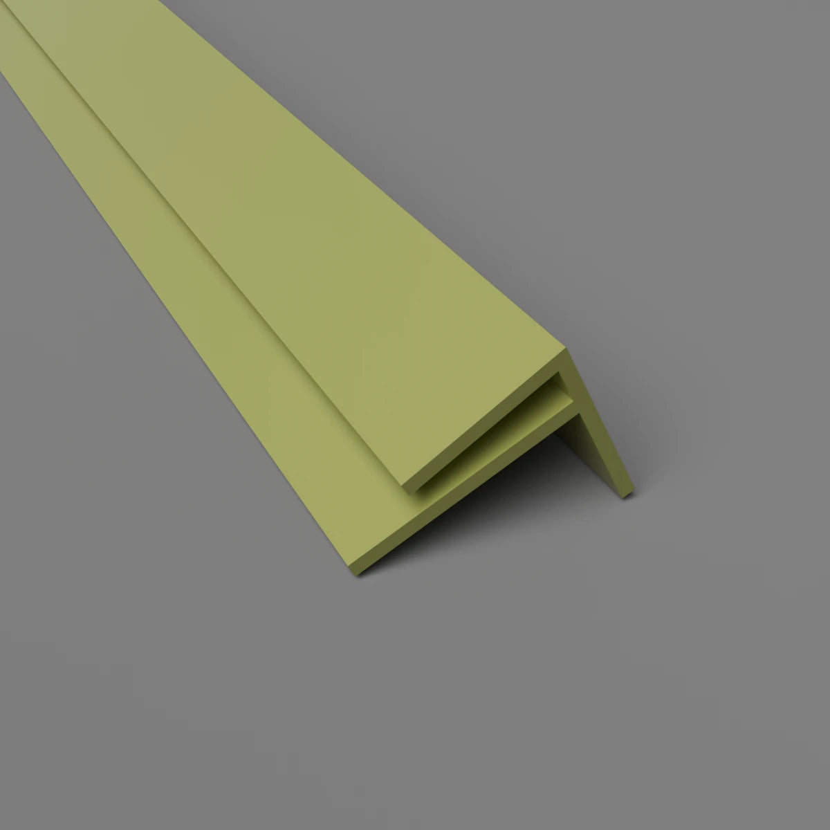 PVC External Corner F Trim Olive Green | Cladding Warehouse