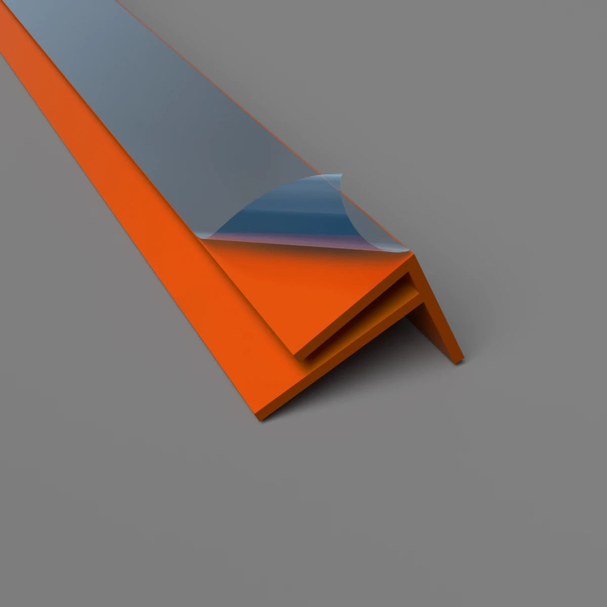PVC External Corner F Trim Orange | Cladding Warehouse
