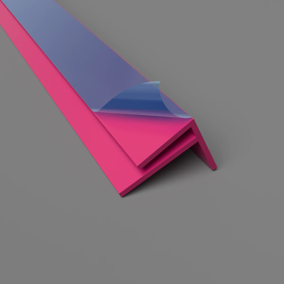 Pink External Cladding PVC External Corner F Trim Pink | Cladding Warehouse
