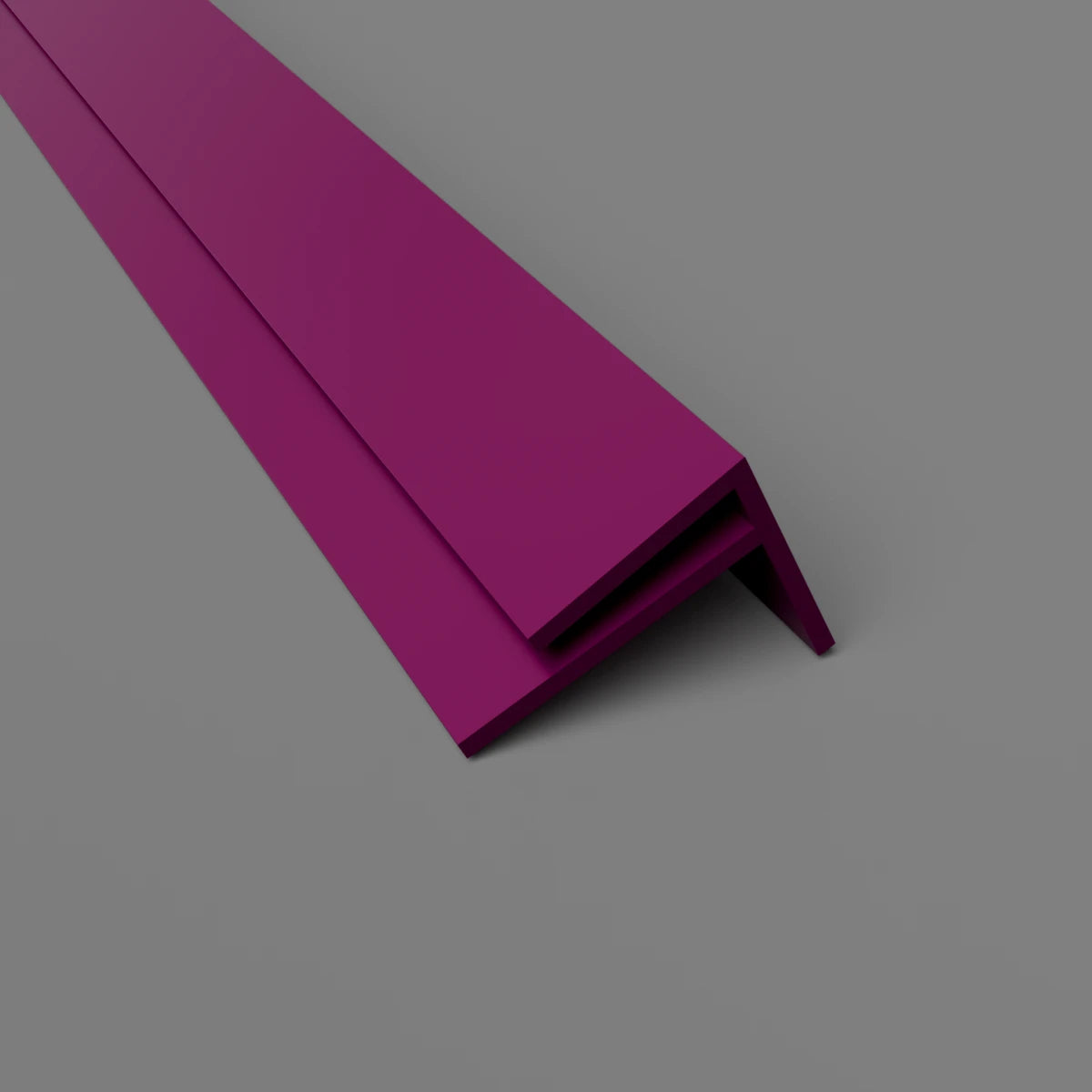 PVC External Corner F Trim Purple | Cladding Warehouse