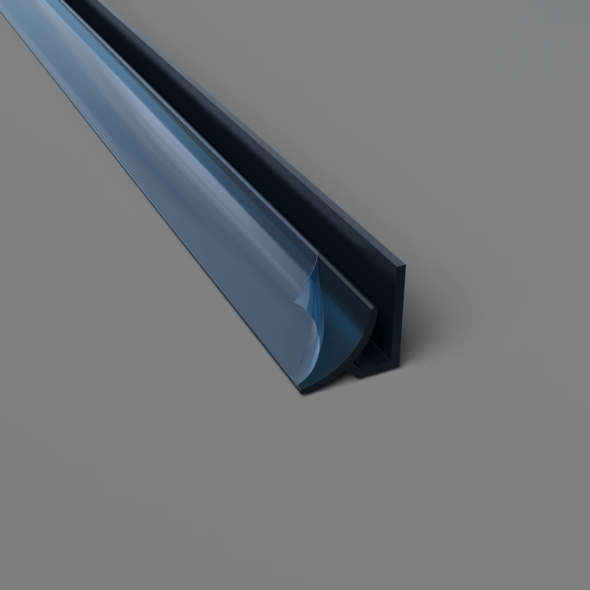 Internal Radius Corner Cladding Trim Black