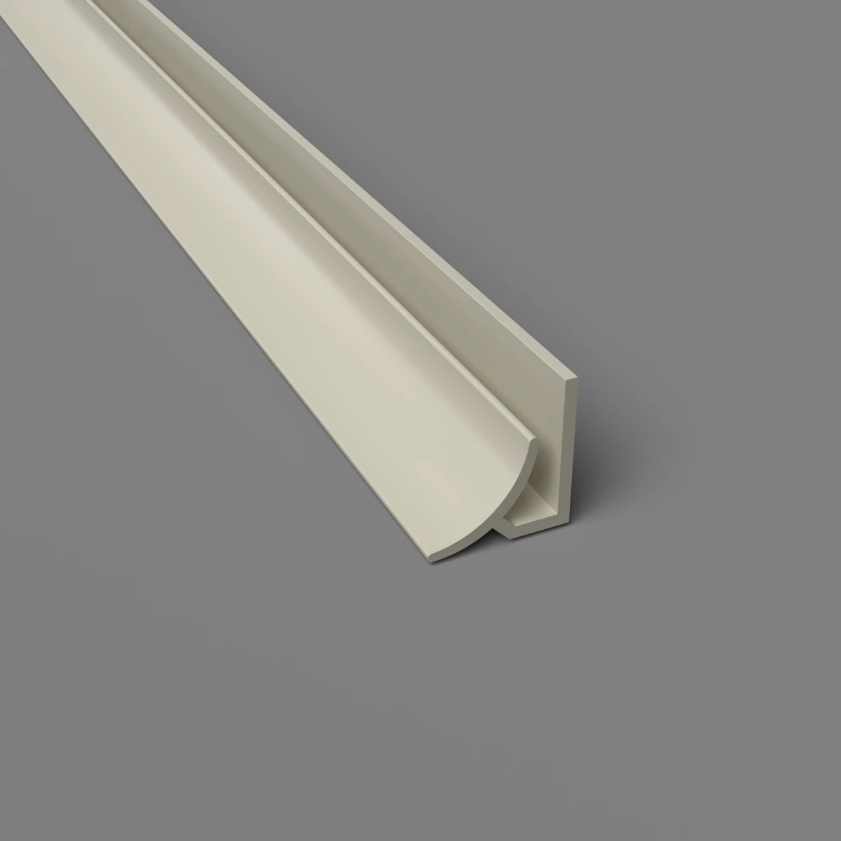 Internal Radius Corner Cladding Trim Ivory