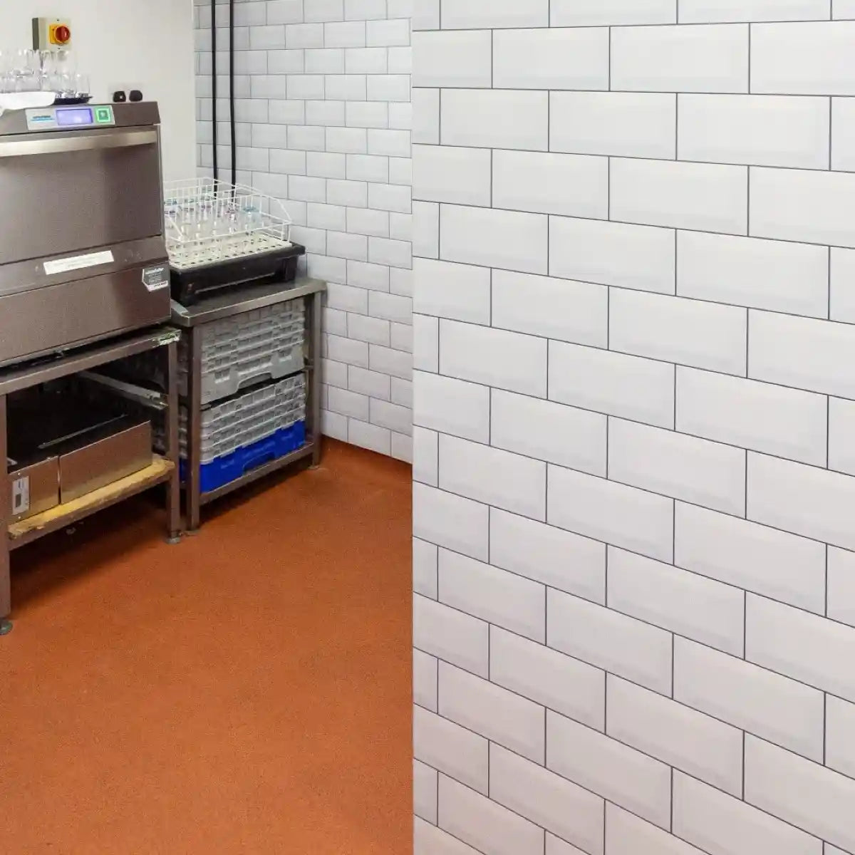 2.5mm Metro Tile White Decorative Cladding Sheet