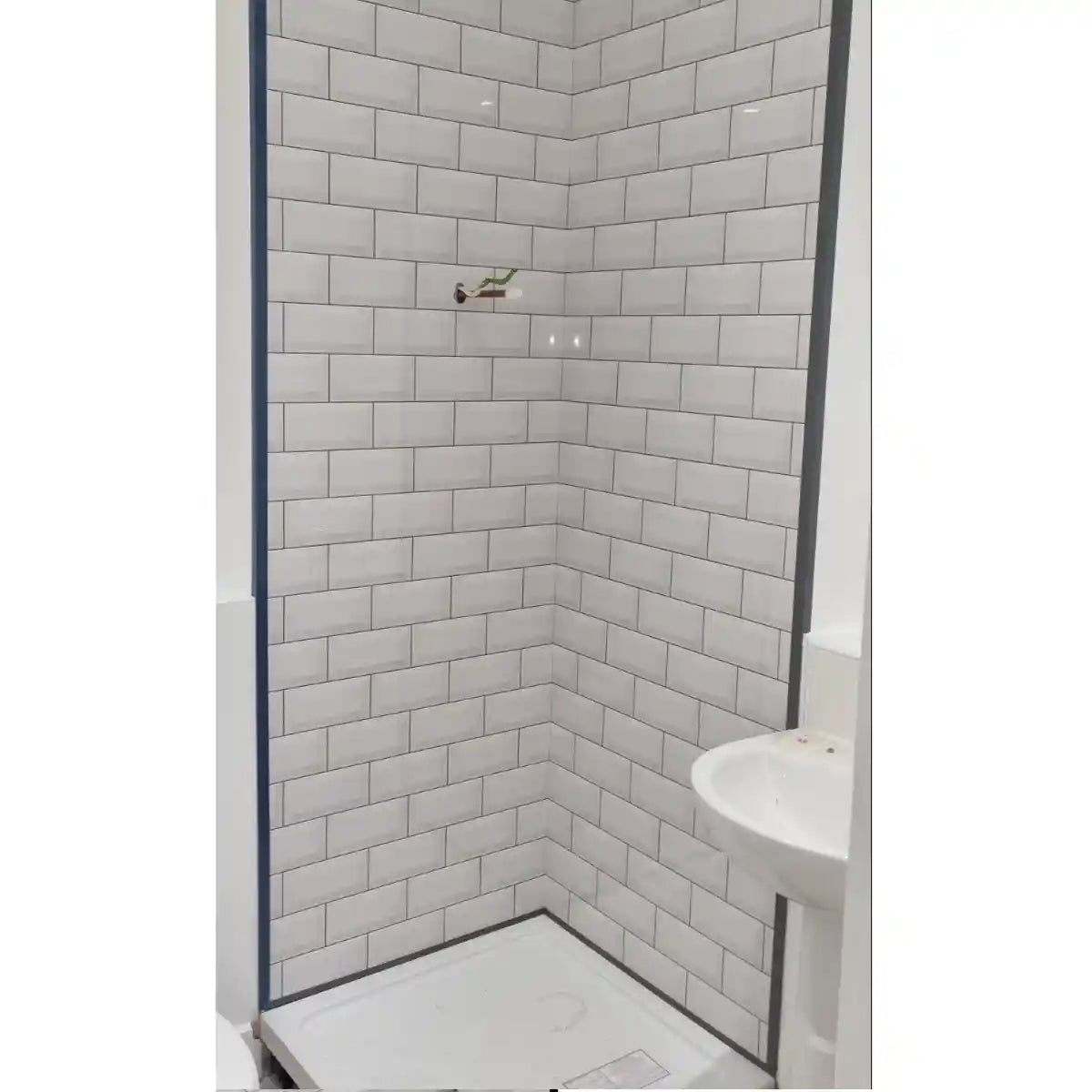 2.5mm Metro Tile White Decorative Cladding Sheet
