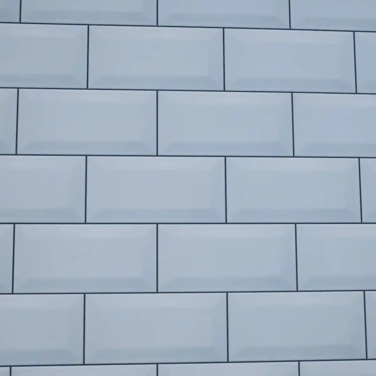 2.5mm Metro Tile White Decorative Cladding Sheet