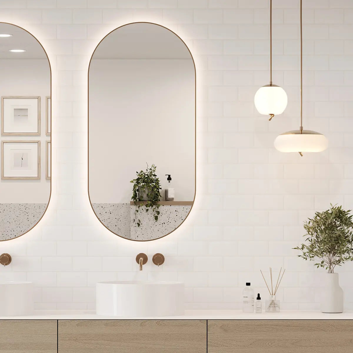 2.5mm Metro Tile 3D Gloss White Cladding Panel
