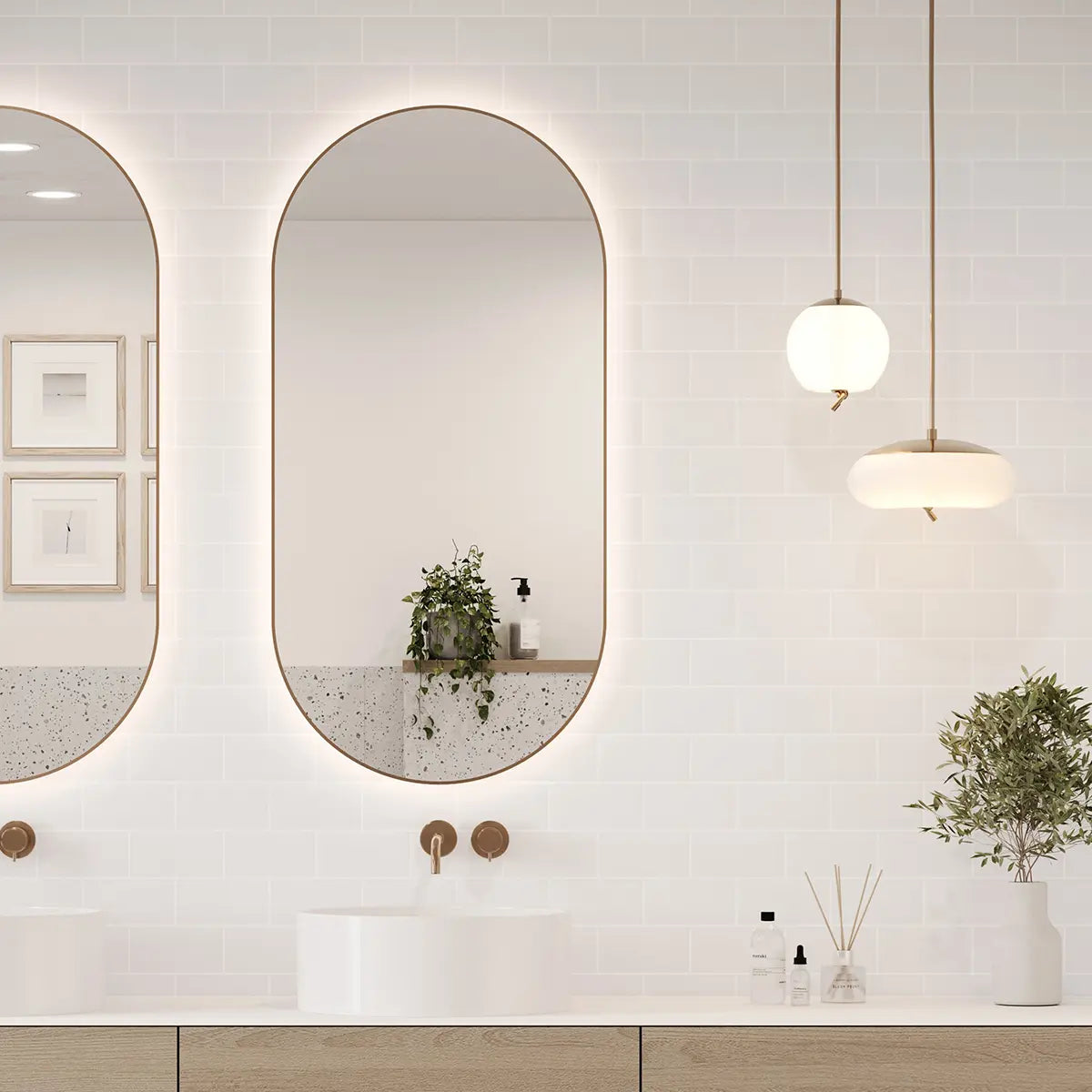 2.5mm Metro Tile 3D Gloss White Cladding Panel