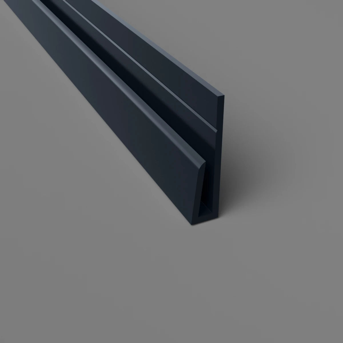 Cladding Edging PVC K-Panel Edge Trim Black | Cladding Warehouse
