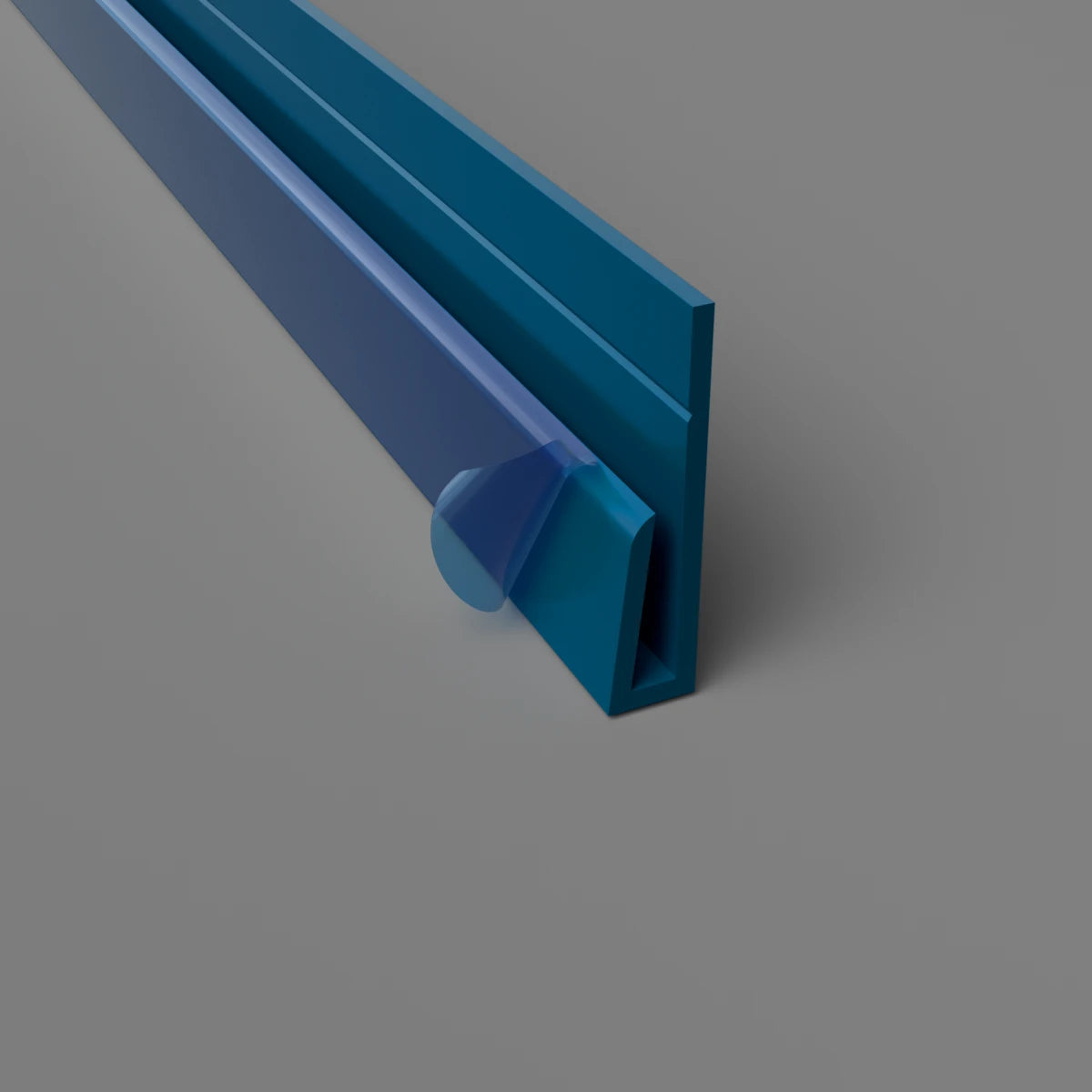 PVC Cladding Edge Trim Blue | Cladding Warehouse